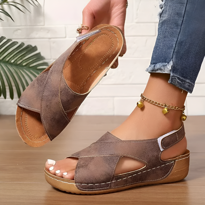 Indie - Vintage Summer Wedge Sandals