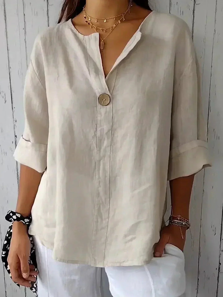 Irina™ | Casual V-Neck Blouse