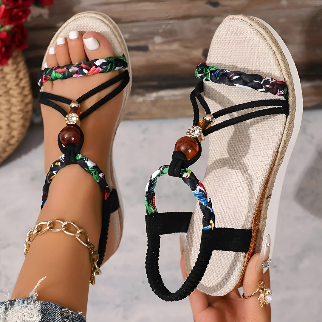 Delilah - Elegant Wedge Summer Sandals