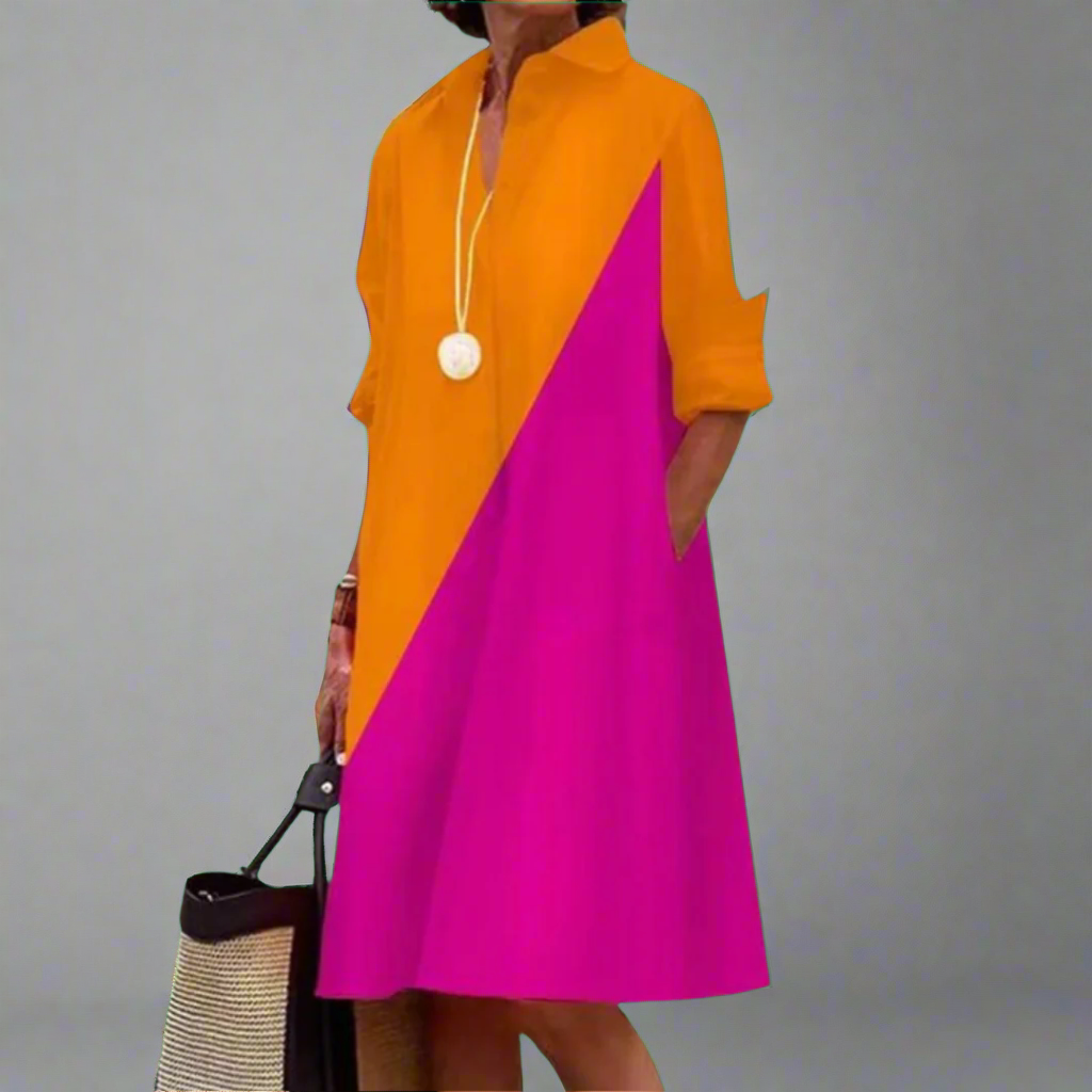 Faith - Elegant Midi Dress for Effortless Sophistication