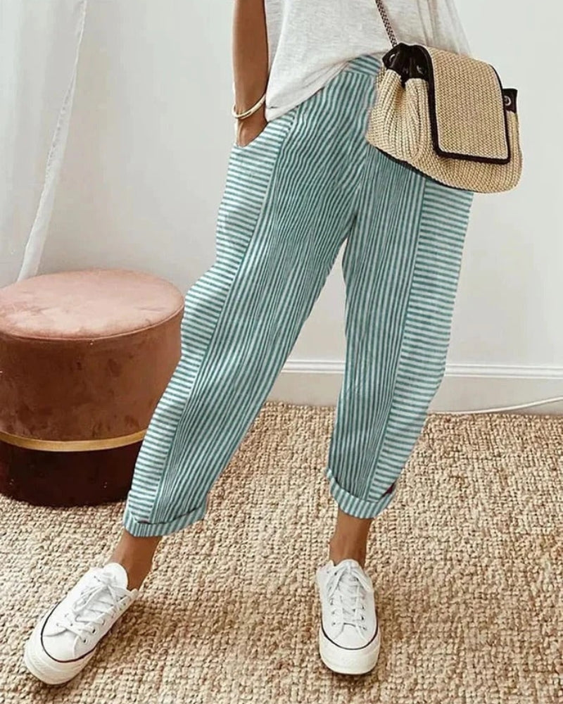 AMARA - STRIPED PANTS