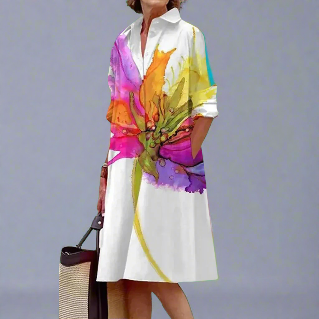Riley - Luxe Midi Dress for Effortless Summer Comfort