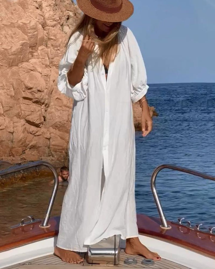 Zara - Women’s Relaxed Comfy Cotton Dress