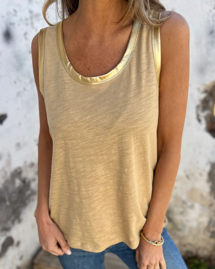 BELEN - SLEEVELESS T-SHIRT