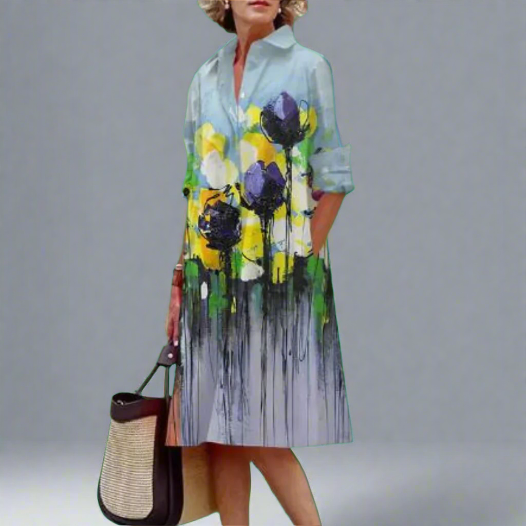 Adriana - Elegant Premium Midi Dress for Any Occasion