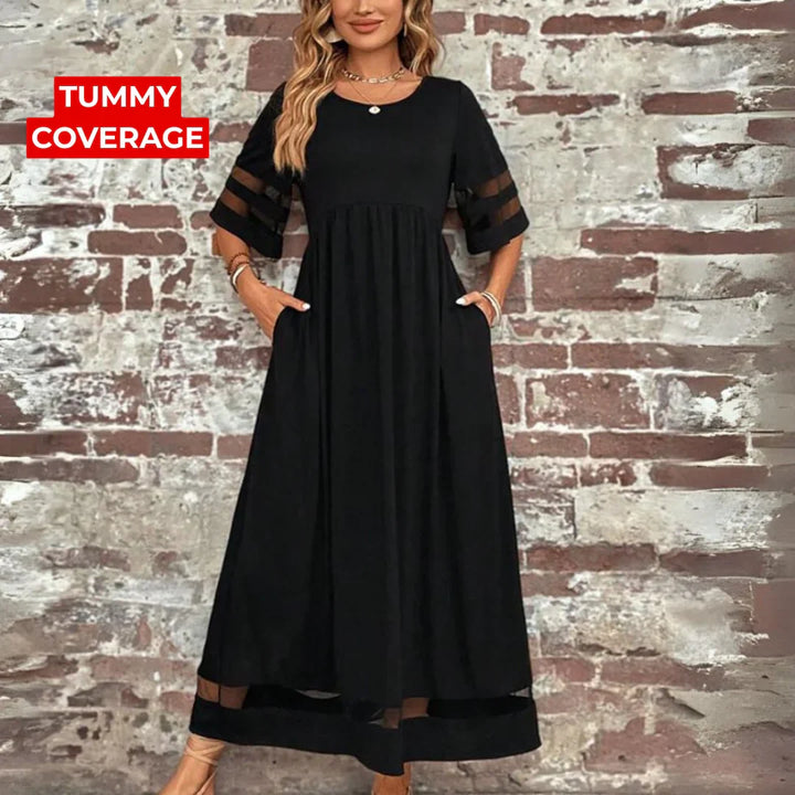 Ximena | Elegant Tummy Coverage Dress
