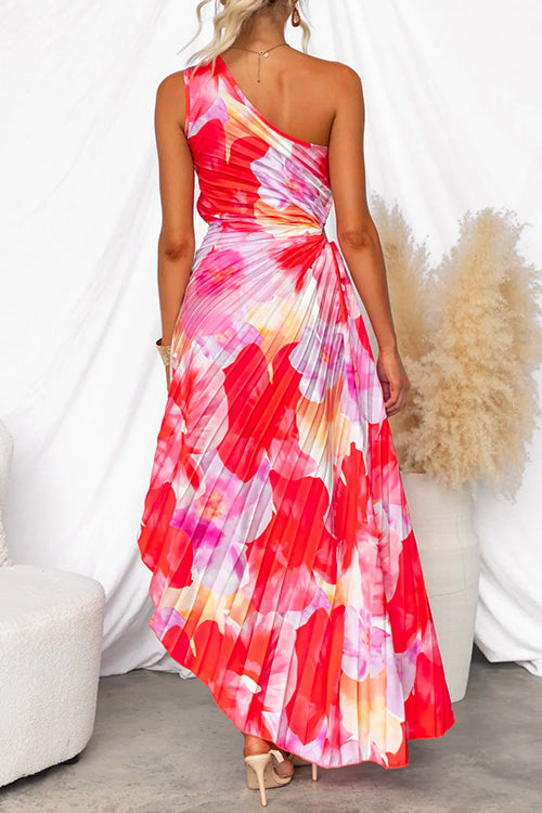Kacie - Pleated Summer Maxi Dress