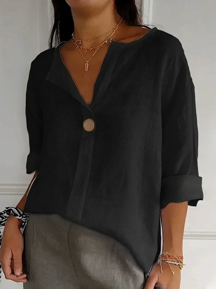 Irina™ | Casual V-Neck Blouse
