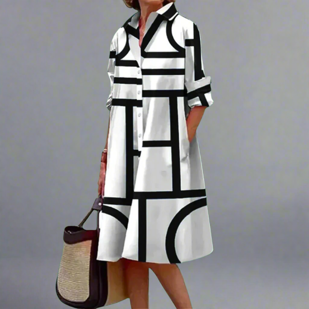 Brielle - Luxe Midi Dress for Effortless Elegance
