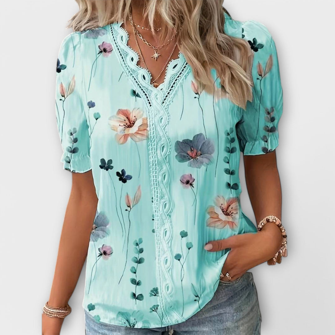 Emily – Stylish V-Neck Blouse