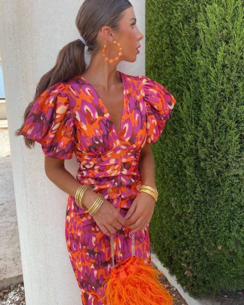 DALINE - Stylish and Vibrant Dress