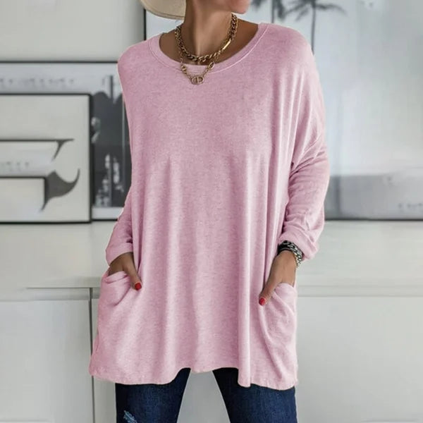 Moira - Relaxed Long Sleeve Top