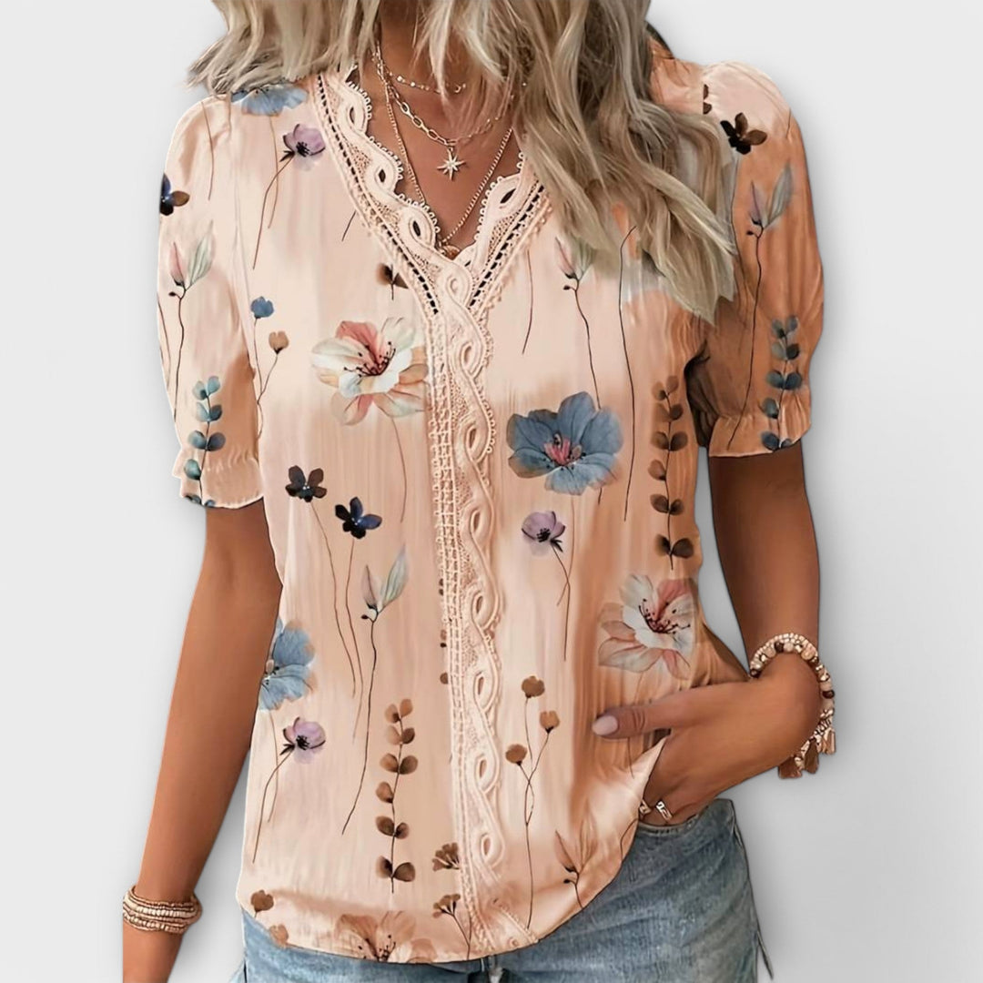 Emily – Stylish V-Neck Blouse