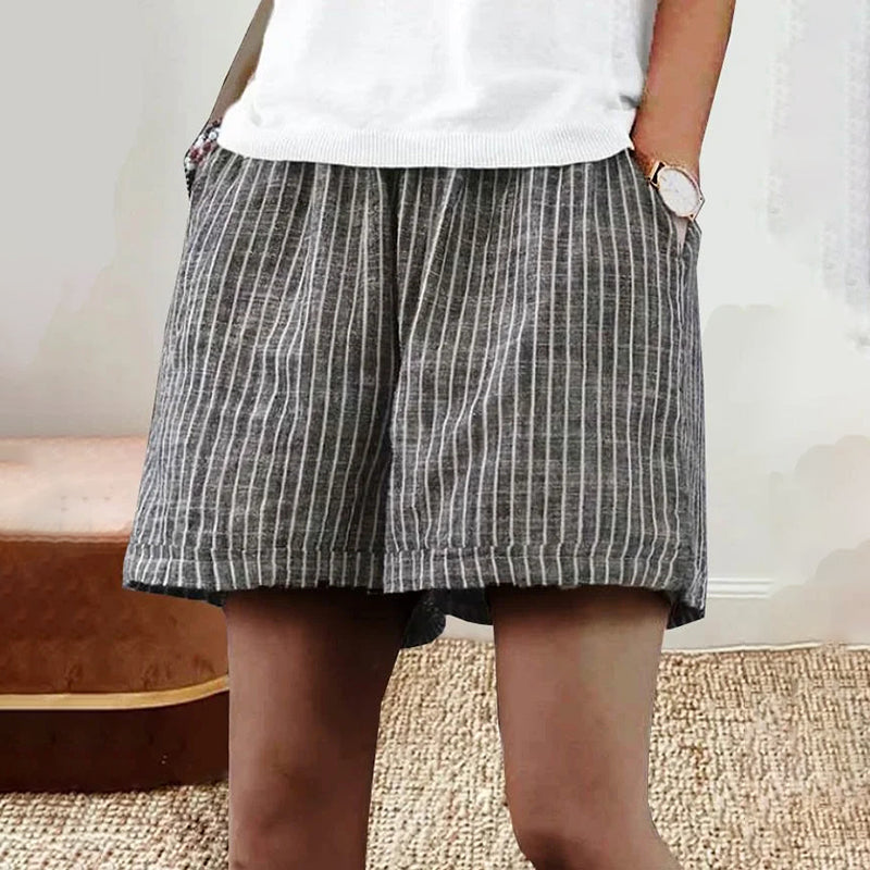 Airy Lorraine Striped Shorts - The Lightness of Summer