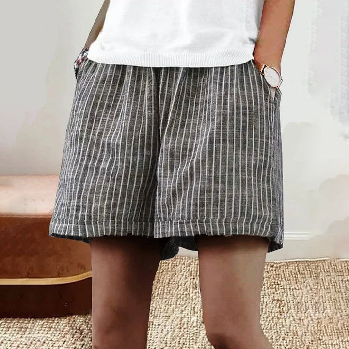 Airy Lorraine Striped Shorts - The Lightness of Summer