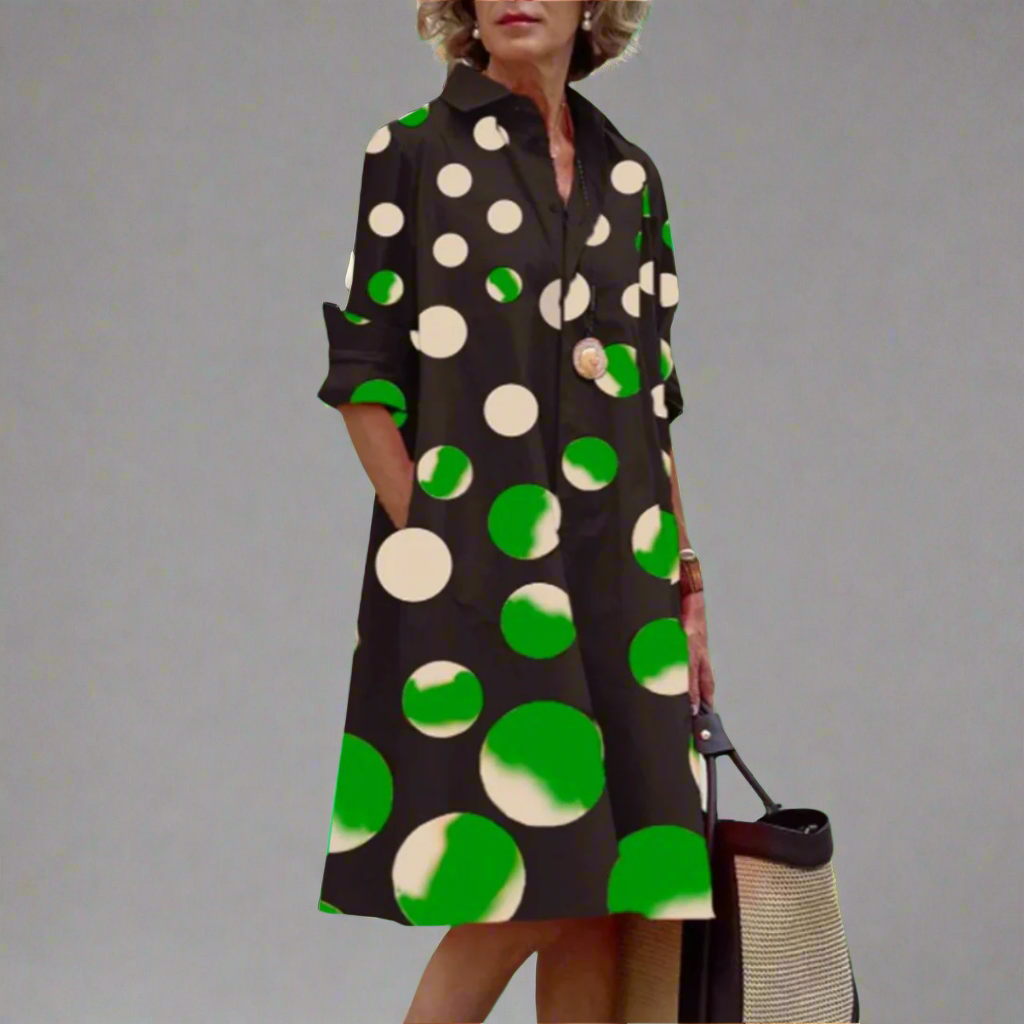 Hannah - Luxe Midi Dress for Effortless Elegance