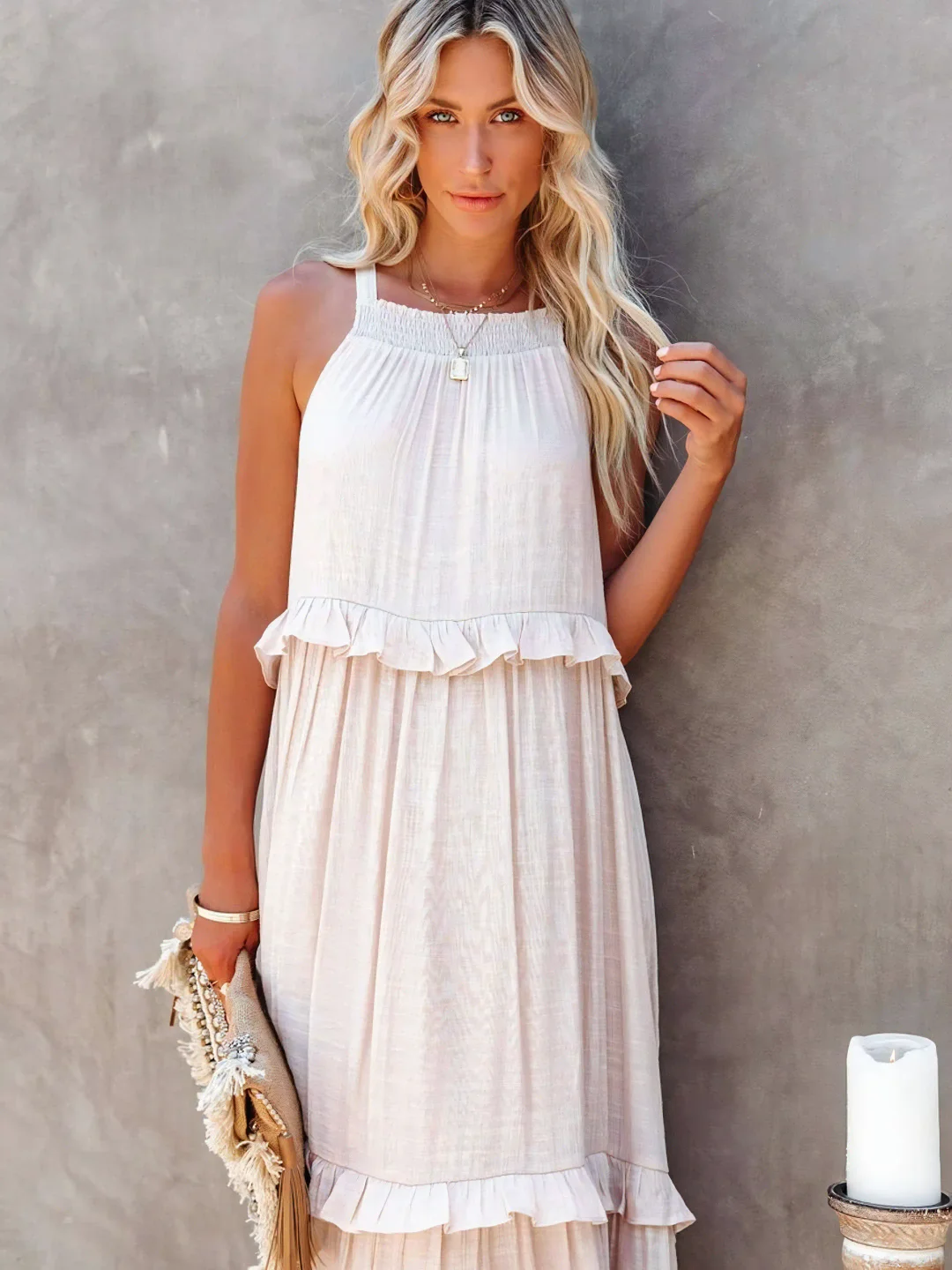 Mabel™ Ruffle Breeze Maxi Dress