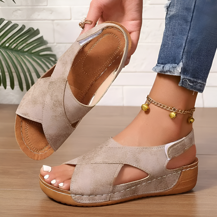 Indie - Vintage Summer Wedge Sandals