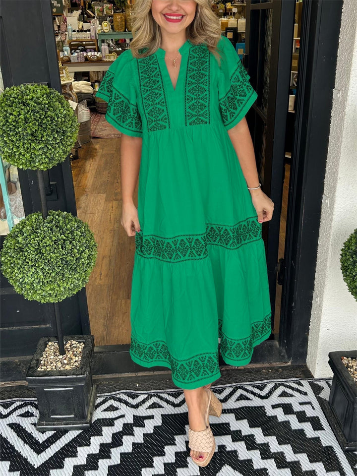 Nancy | Timeless Maxi dress with tummy concealing