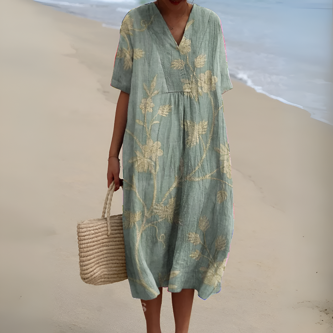 Liora™ | Summer Breeze Printed Dress