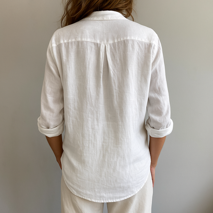 EFFEN™ - RELAXED COTTON SPRING BLOUSE