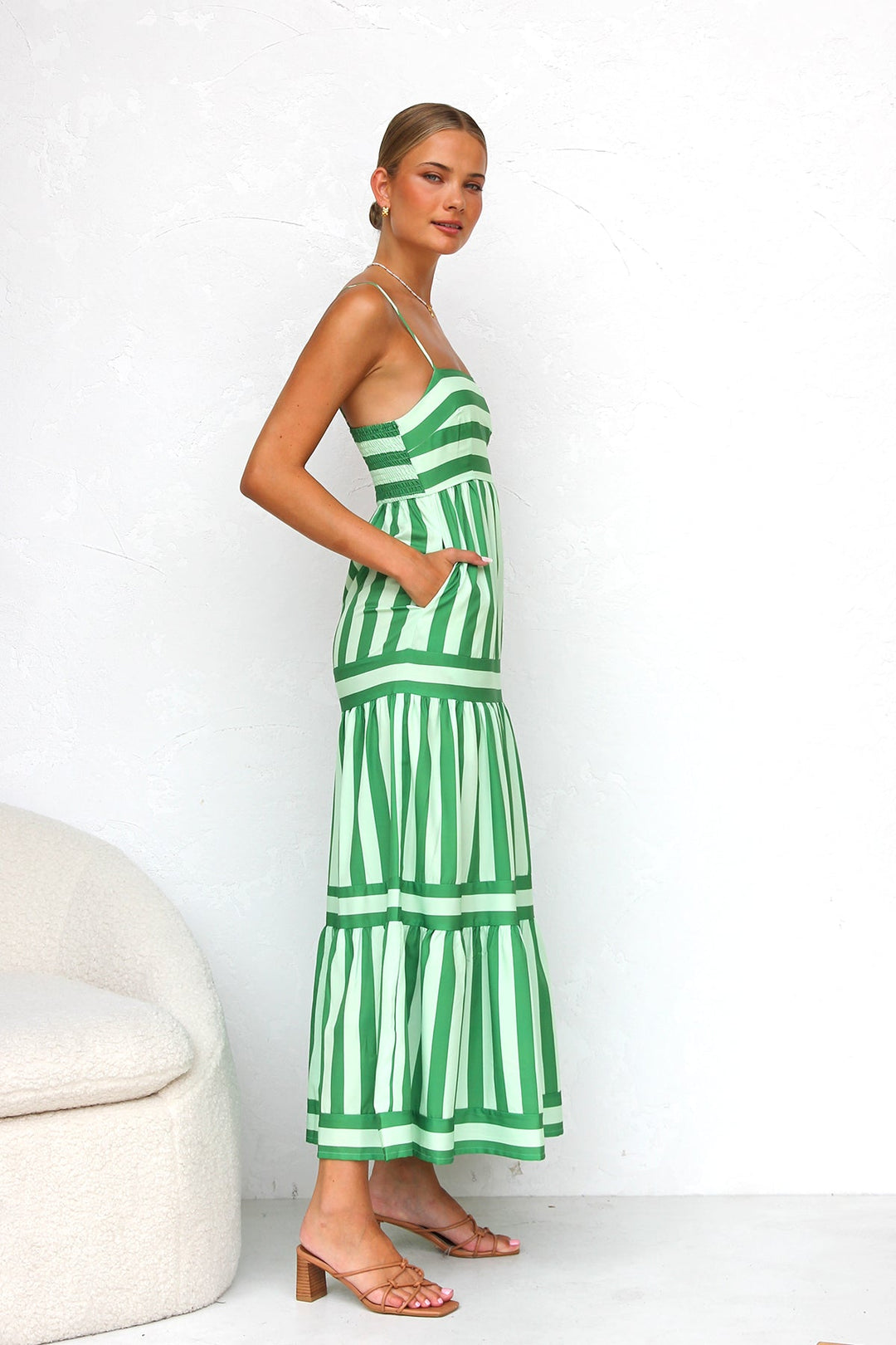 Onaha - Spaghetti Strap Maxi Dress