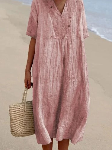Isla | Breathable Tummy-Flattering Beach Dress