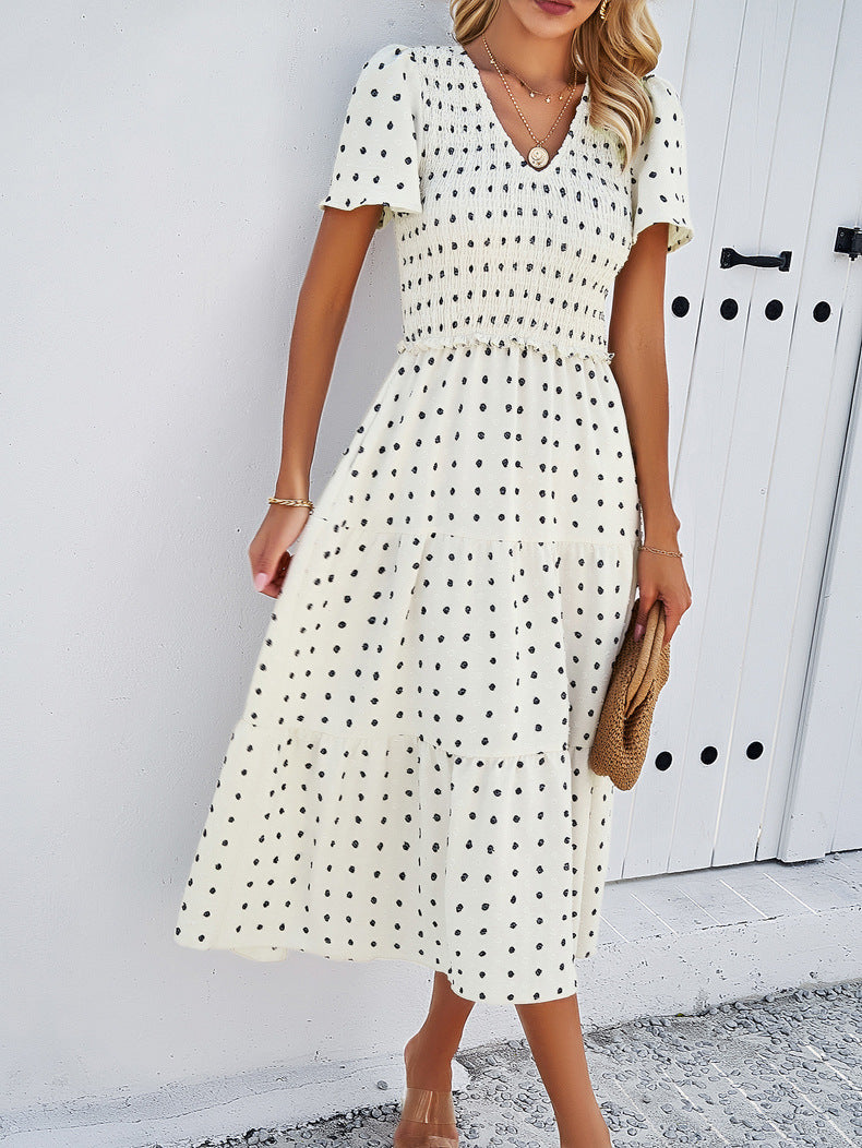 Lola | Flattering Polka Dot Dress