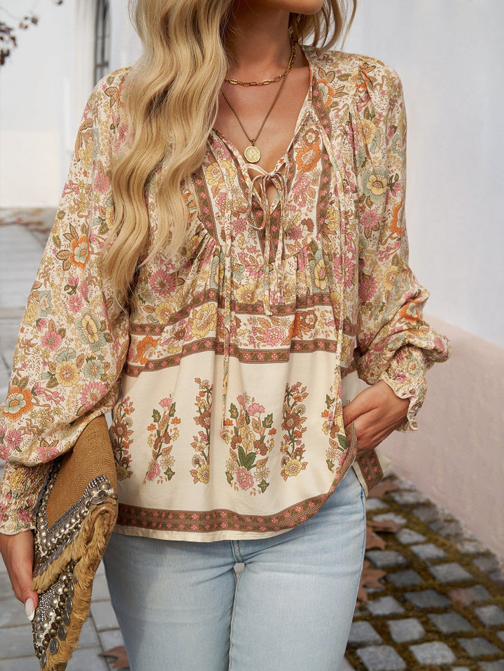 Zoey | Floral Smocked Blouse