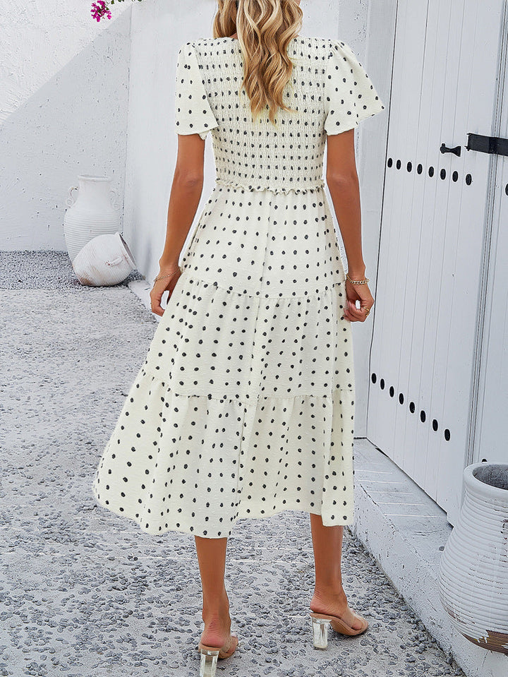 Lola | Flattering Polka Dot Dress
