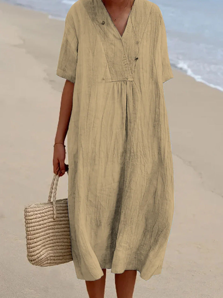 Isla | Breathable Tummy-Flattering Beach Dress