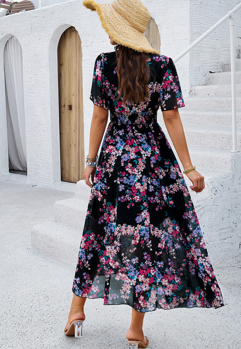 Myla | Floral Tummy-Covering Flattering Dress