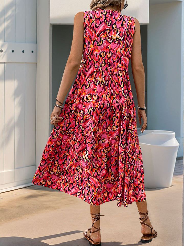 Zuri | Tummy Flattering Floral Sleeveless Dress