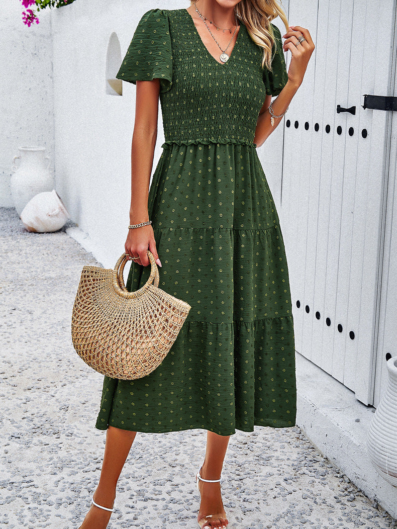 Lola | Flattering Polka Dot Dress