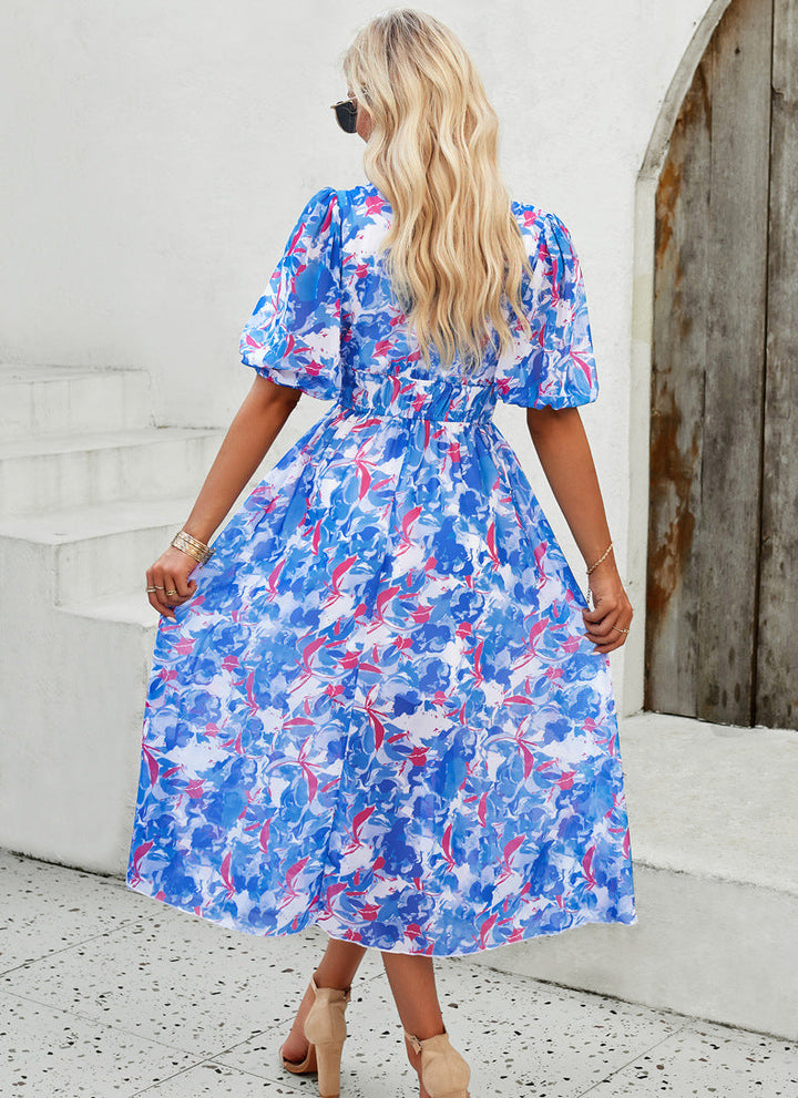 Sandra | Floral Tummy-Covering Dress