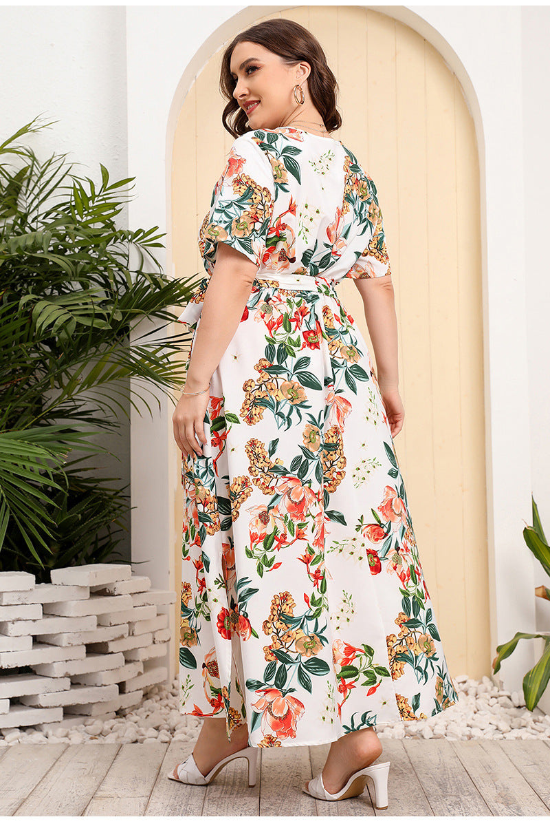 Mia | Tummy-Flattering Floral Maxi Dress