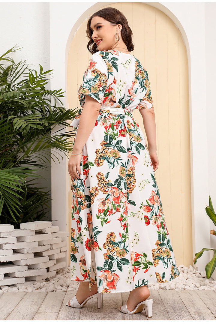 Mia | Tummy-Flattering Floral Maxi Dress