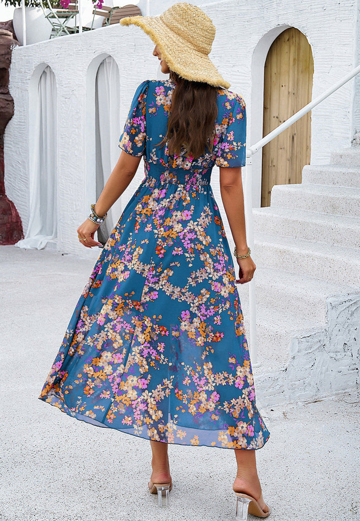 Myla | Floral Tummy-Covering Flattering Dress