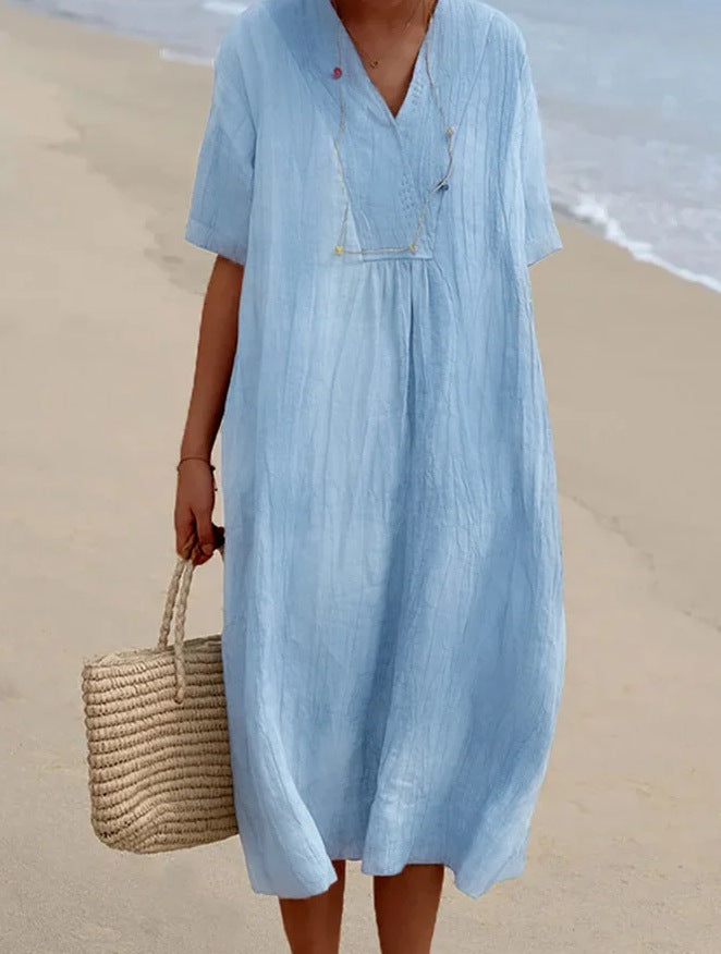 Isla | Breathable Tummy-Flattering Beach Dress