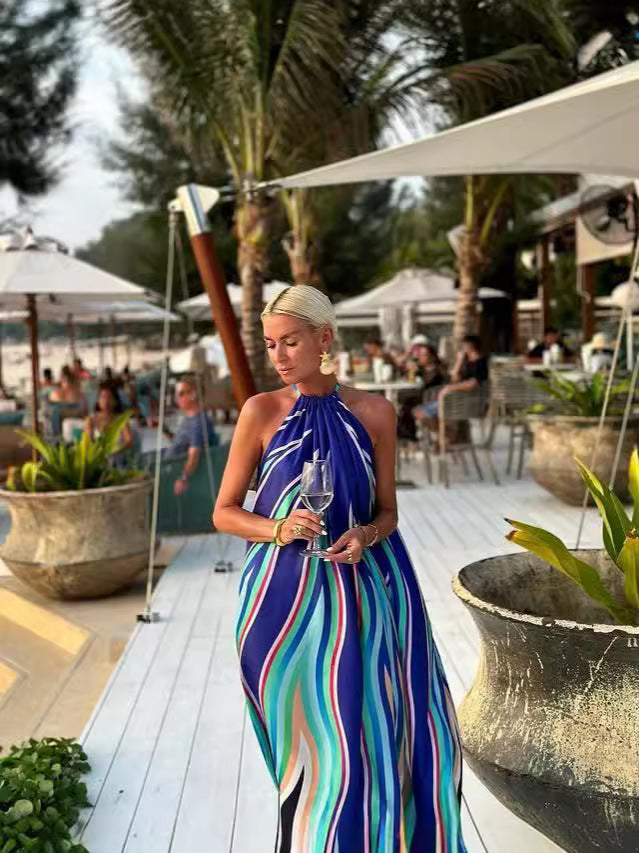 Carrie™ Halter Long Dress