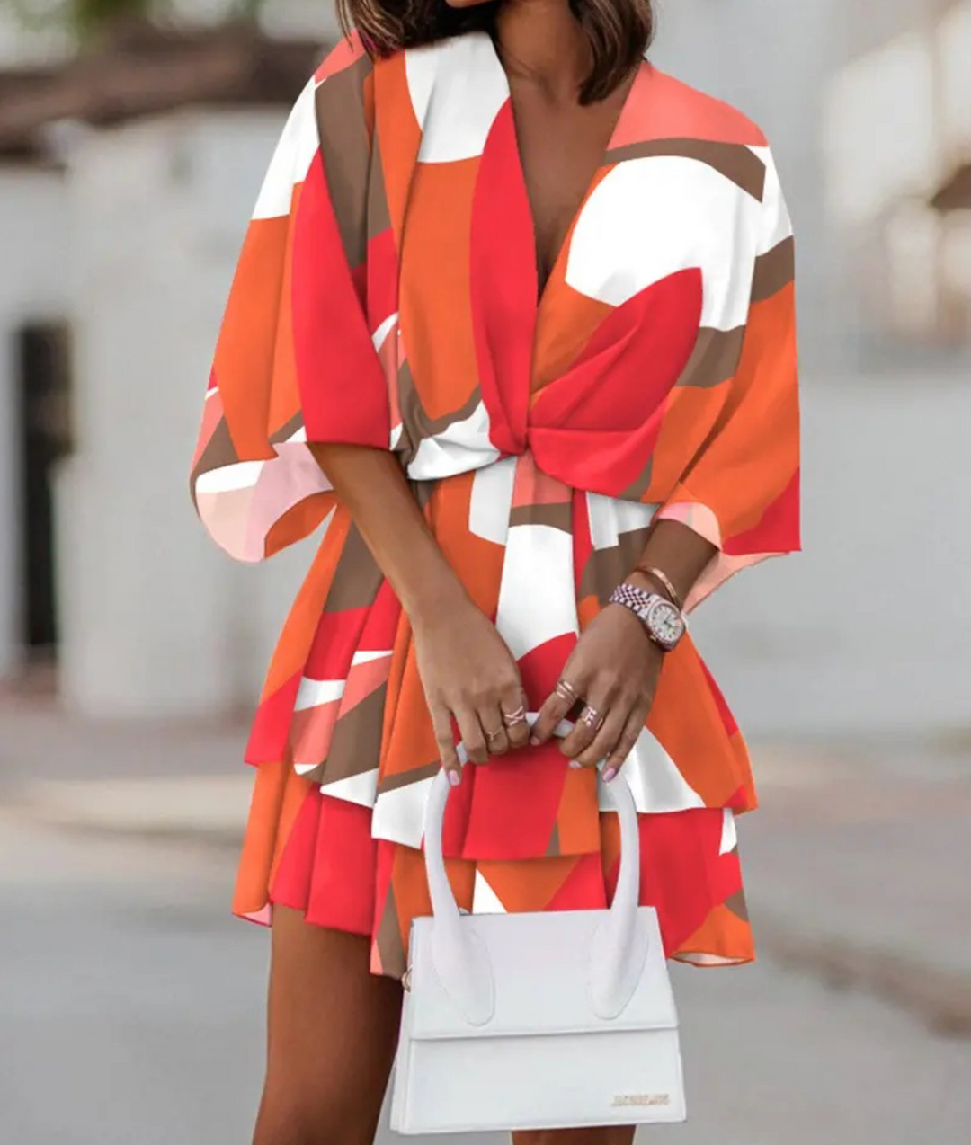 Gloria - Bohemian Floral Mini Dress