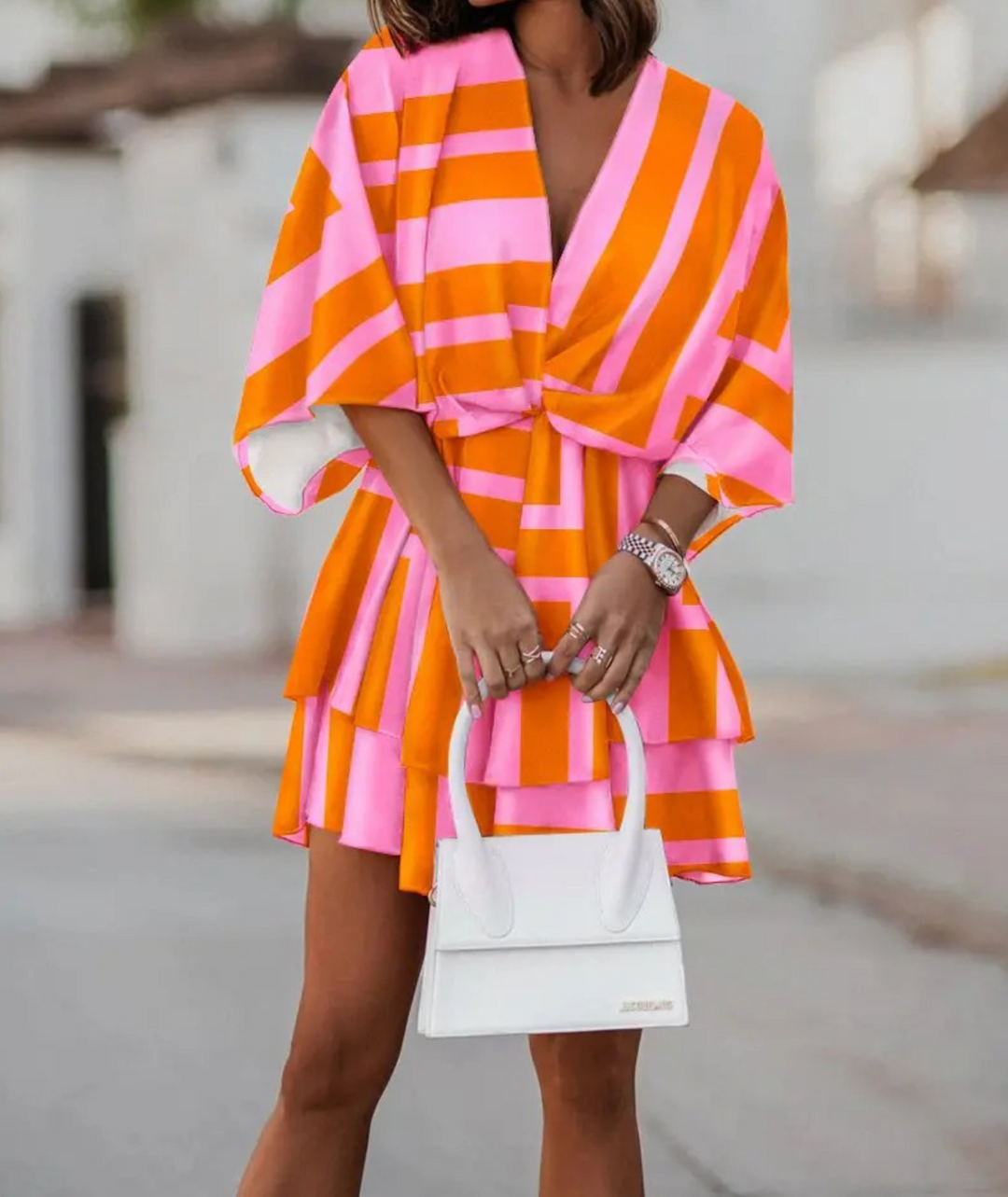 Gloria - Bohemian Floral Mini Dress