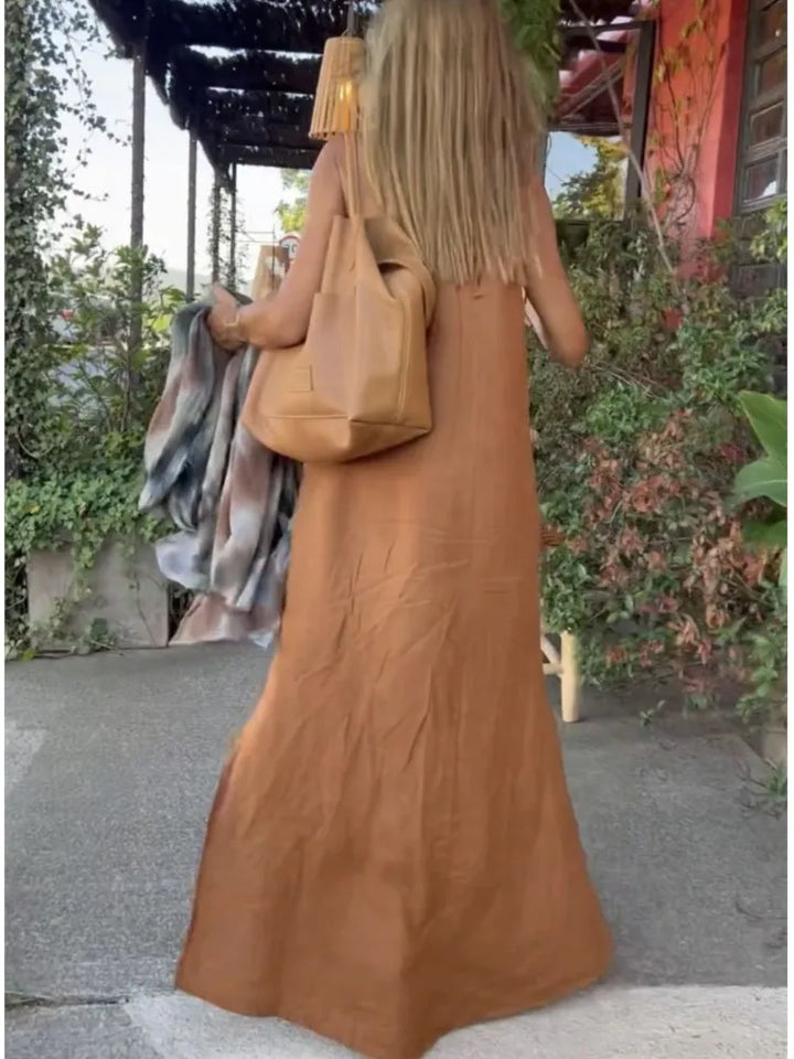 Gina™ Long Halter Dress