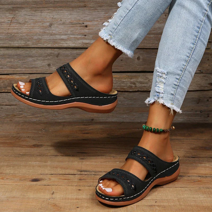 Courtney™ | Stylish Double-Strap Sandals