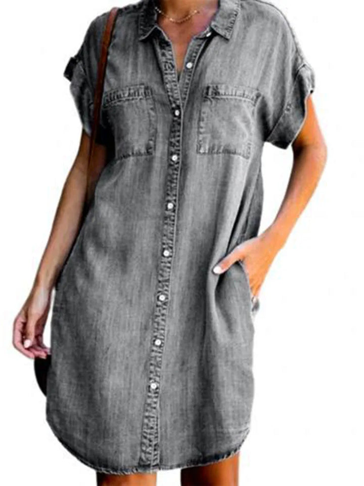 Talia - Timeless Denim Dress