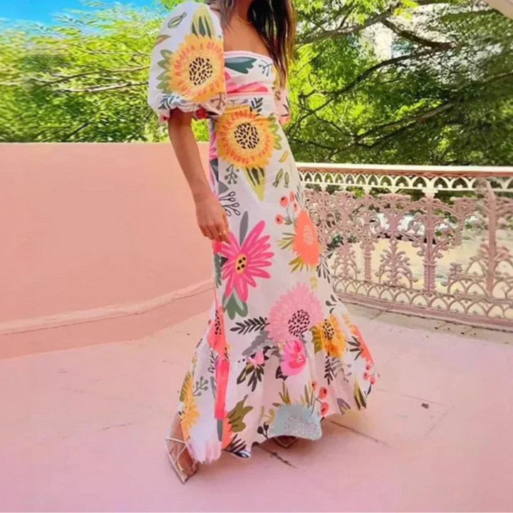 Hadley - Pleated Maxi Dress