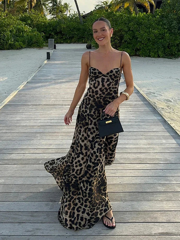 Antonella - Leopard Maxi Dress