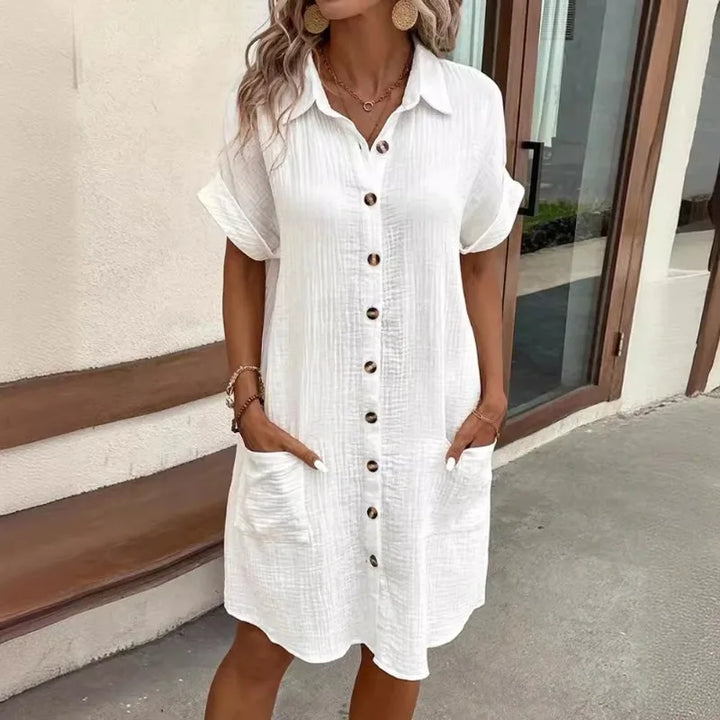 Olivia | Elegant Shirt Dress
