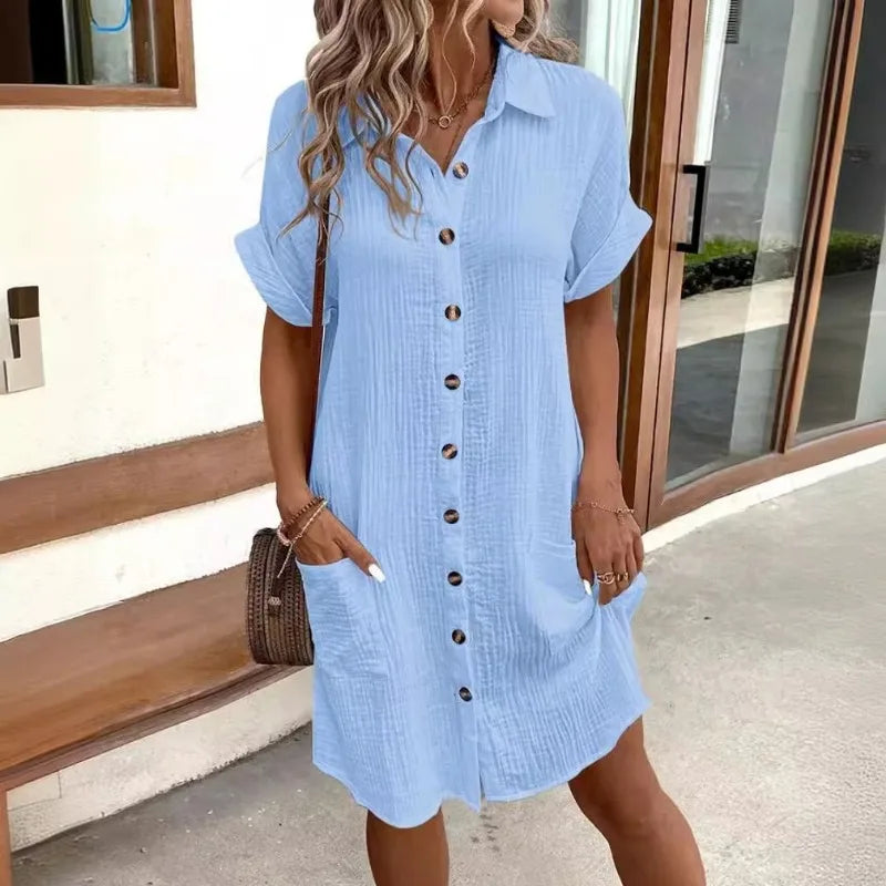 Olivia | Elegant Shirt Dress