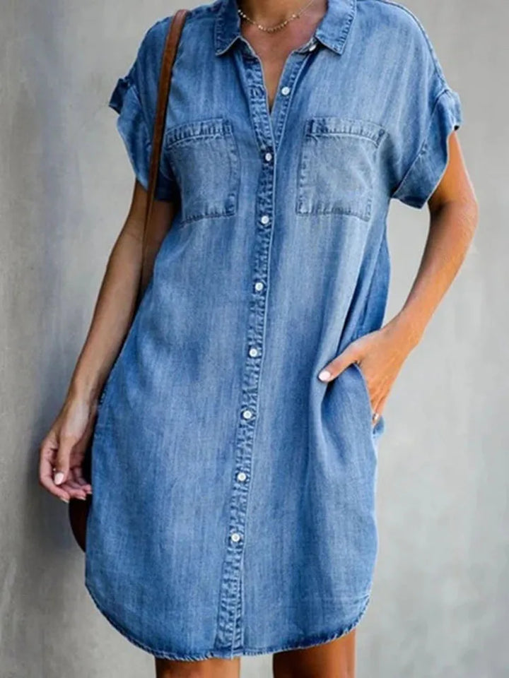 Talia - Timeless Denim Dress